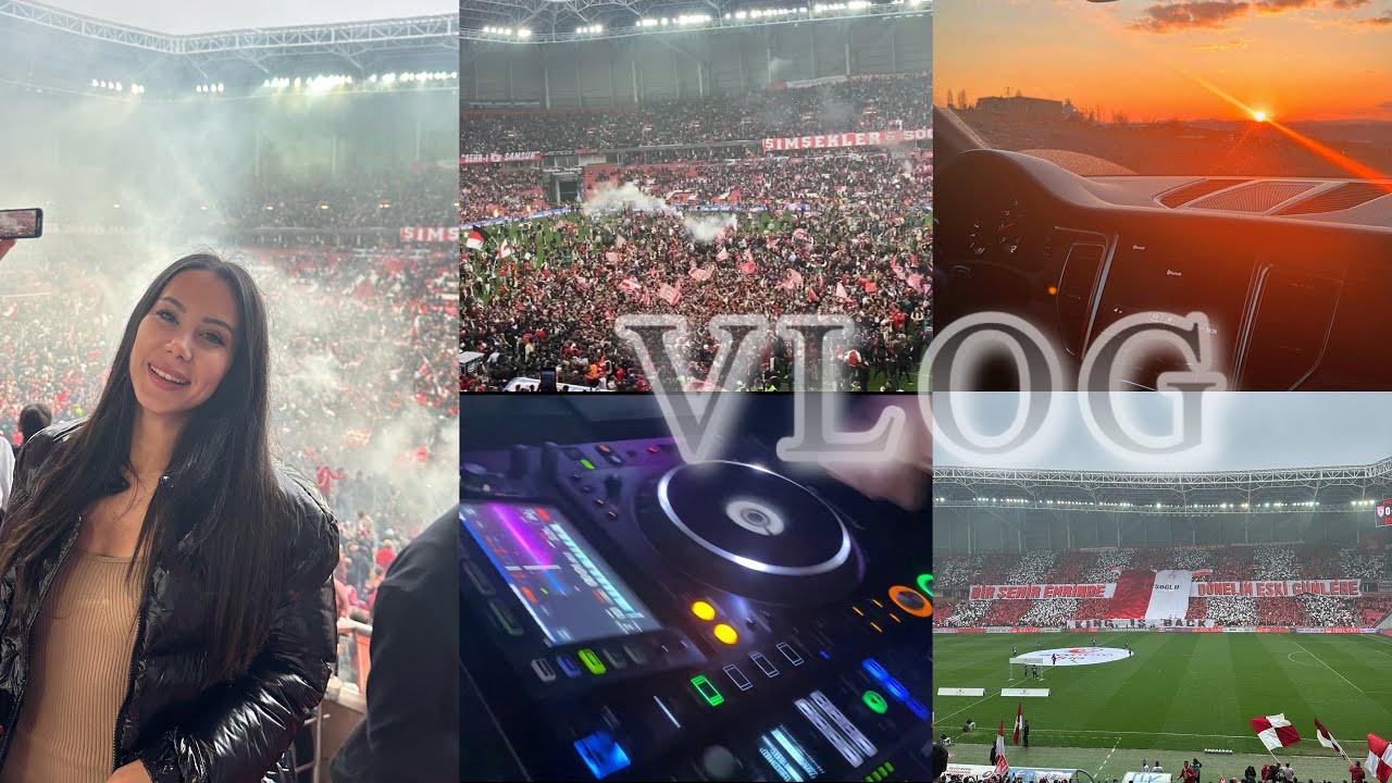 SAMSUNSPOR ŞAMPİYONLUK MAÇINA GİTTİK  #vlog #football #youtube