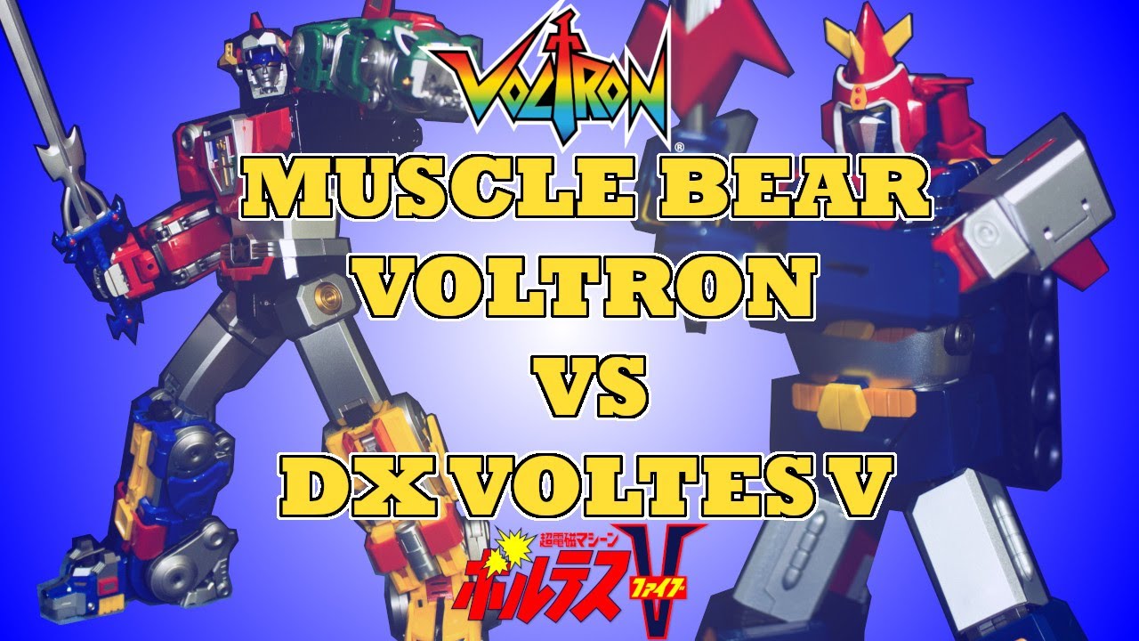 DX VOLTES V vs MUSCLE BEAR VOLTRON PINOY COMPARISON VIDEO