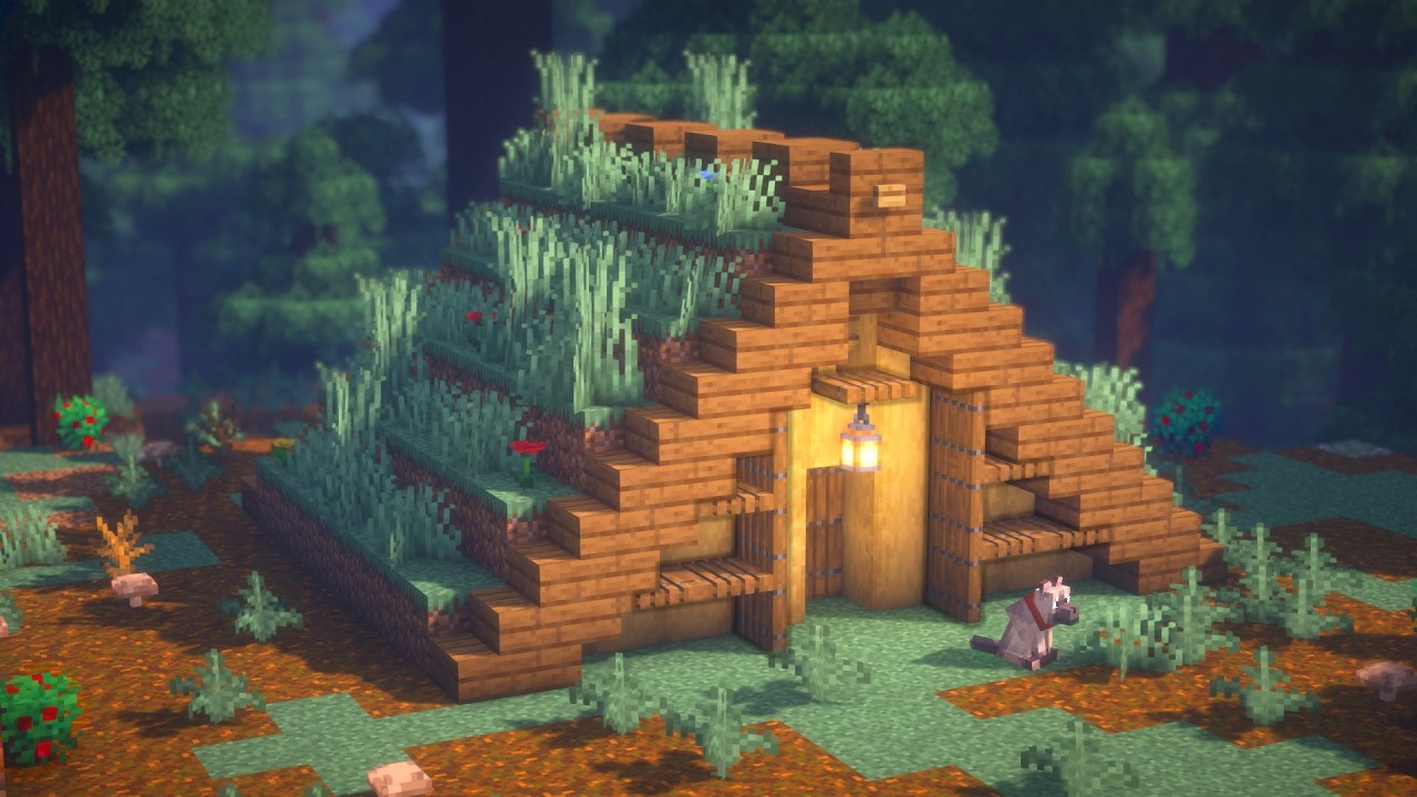 Minecraft | Let's Build a Forest Starter House
