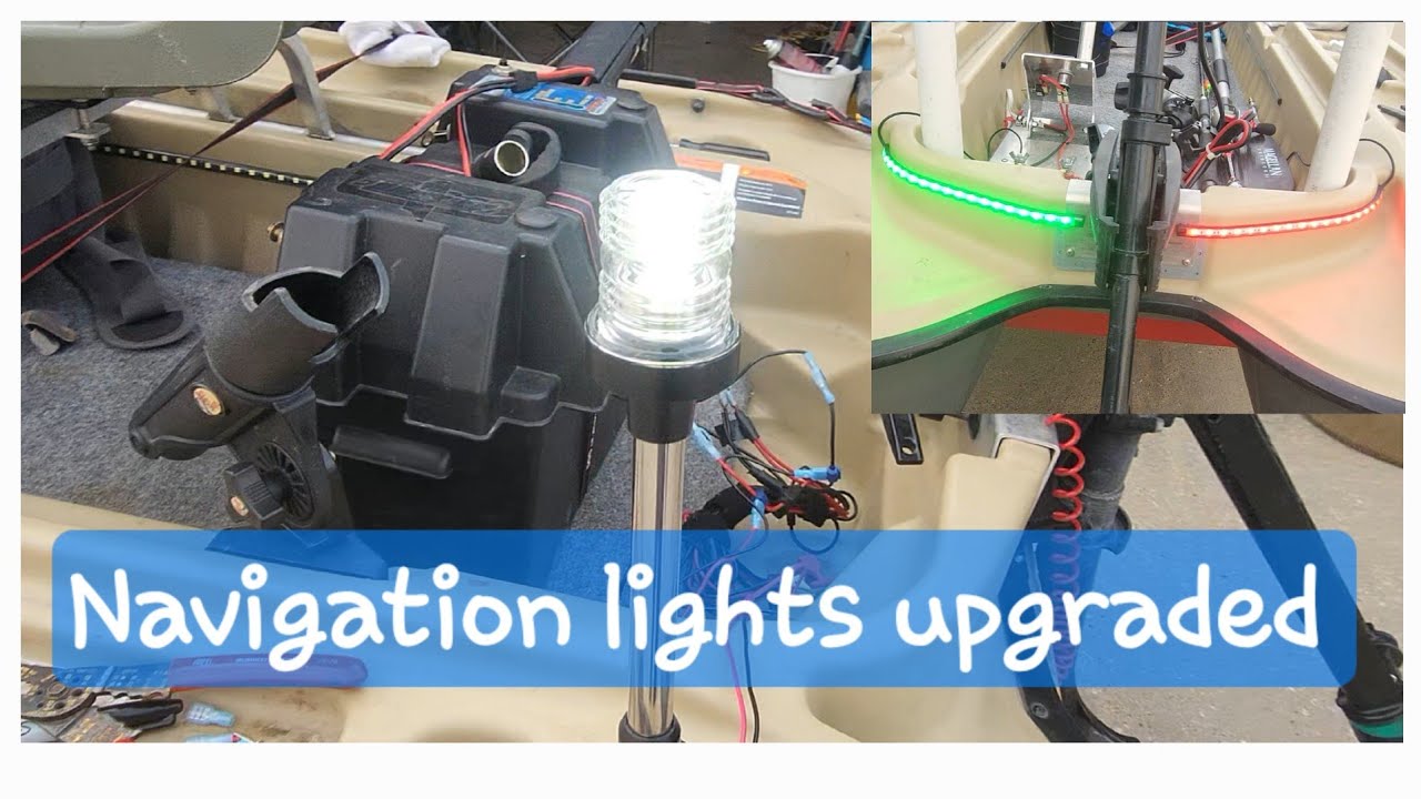 Pelican Bass Raider 10e navigation lights upgrade. #bassraider #mypelican  #navigationlights 