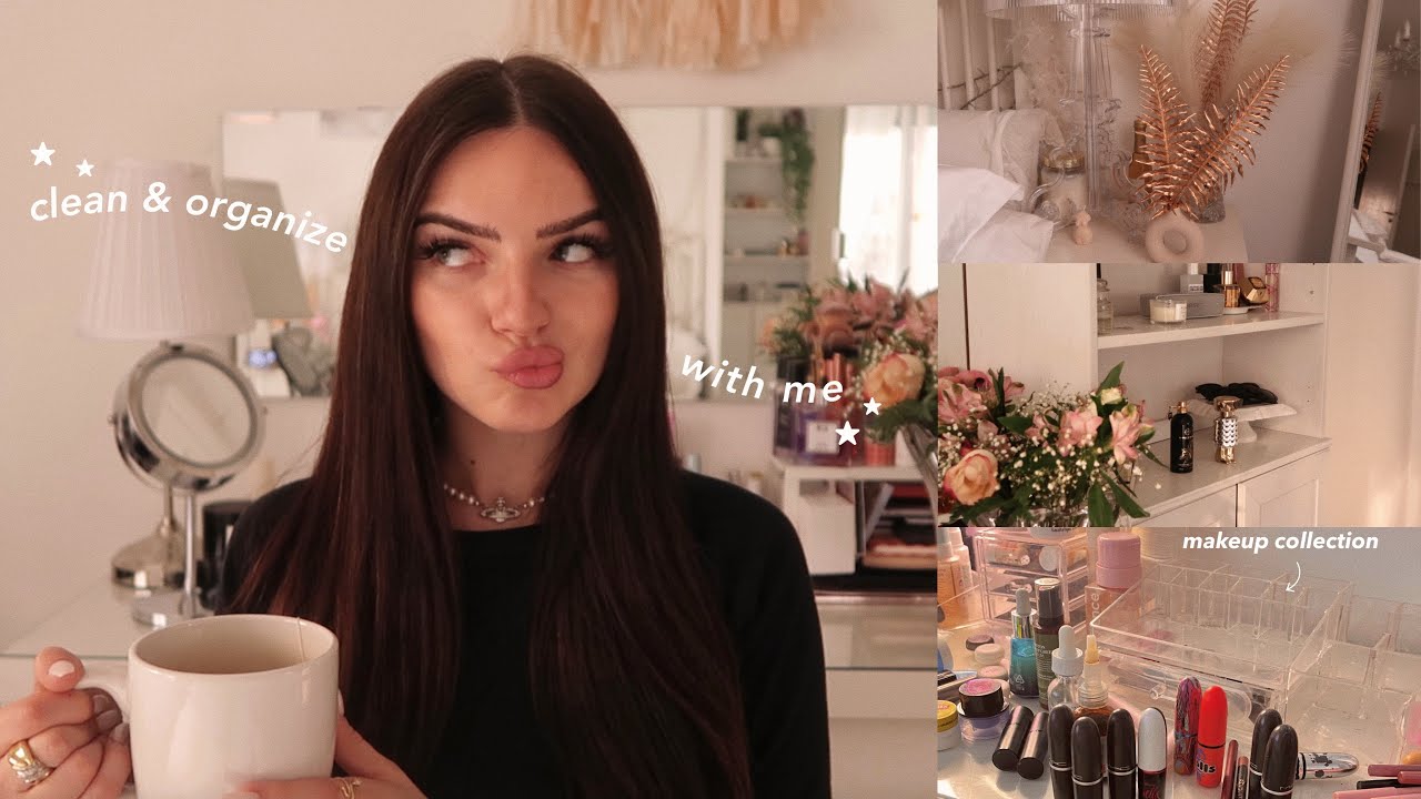 CLEAN WITH ME: Riorganizziamo la mia Camera  *rilassante* 🧹 | federica