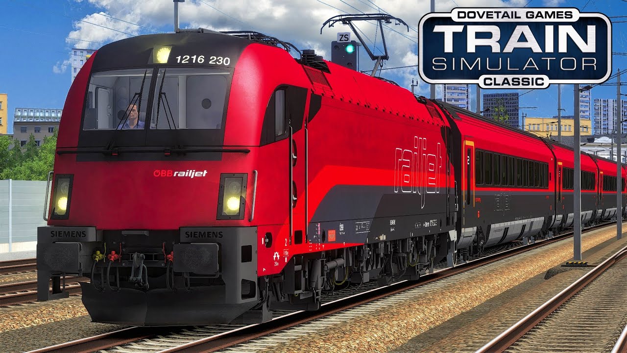 ÖBB Railjet 540 nach Salzburg | TRAIN SIMULATOR CLASSIC | Wien Hbf - St Pölten | ÖBB 1216 – Taurus 3