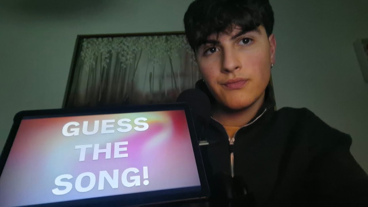 guess the song but it's ASMR | whispering
