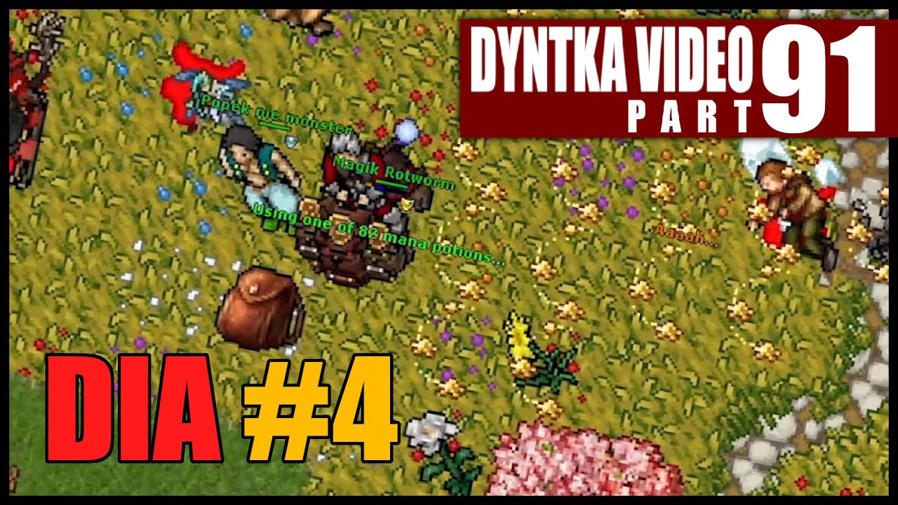 Dia #4 - To nasz szczęśliwy dzień | Tibia - DIA - Dyntka Video odc. 91