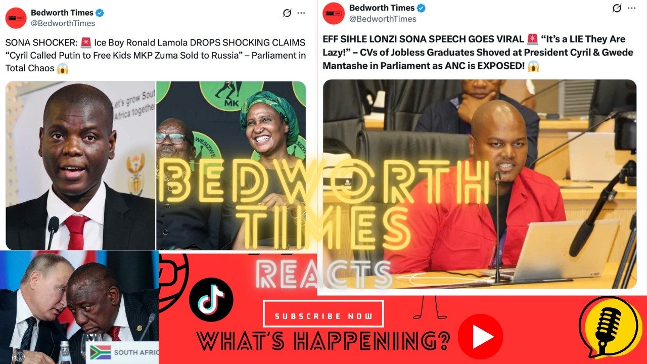 SONA 2026 Explodes | EFF Sihle Lonzi’s CV Stunt & ANC Lamola’s MKP Russia Bombshell SHOCK Parliament