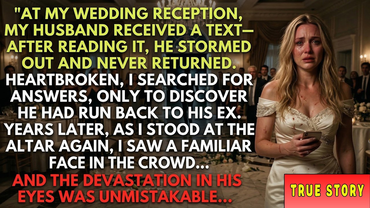 My Husband Ditched Our Reception to Be with His Ex—Years Later, He Watched from the Back of the Room