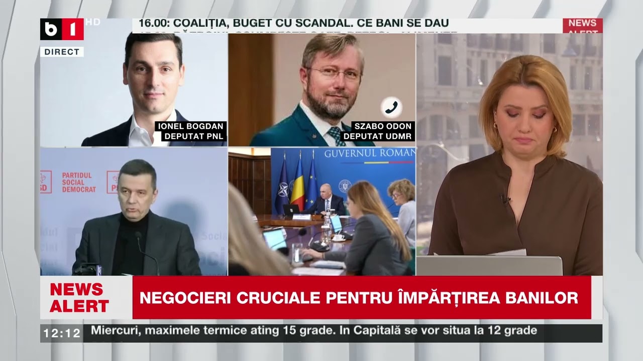 SPECIAL B1 CU NADIA CIURLIN. EXCLUSIV: SCHEMA BUGETULUI 2026/SRI ȘI HOTELURILE DE LUX DIN BANI UE P1
