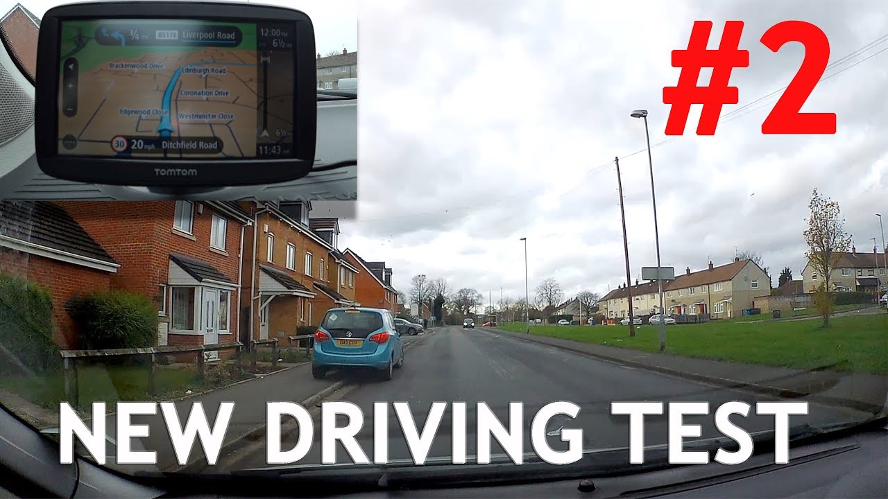 Real Example #2 of New Test Route with Sat Nav - Driving Test