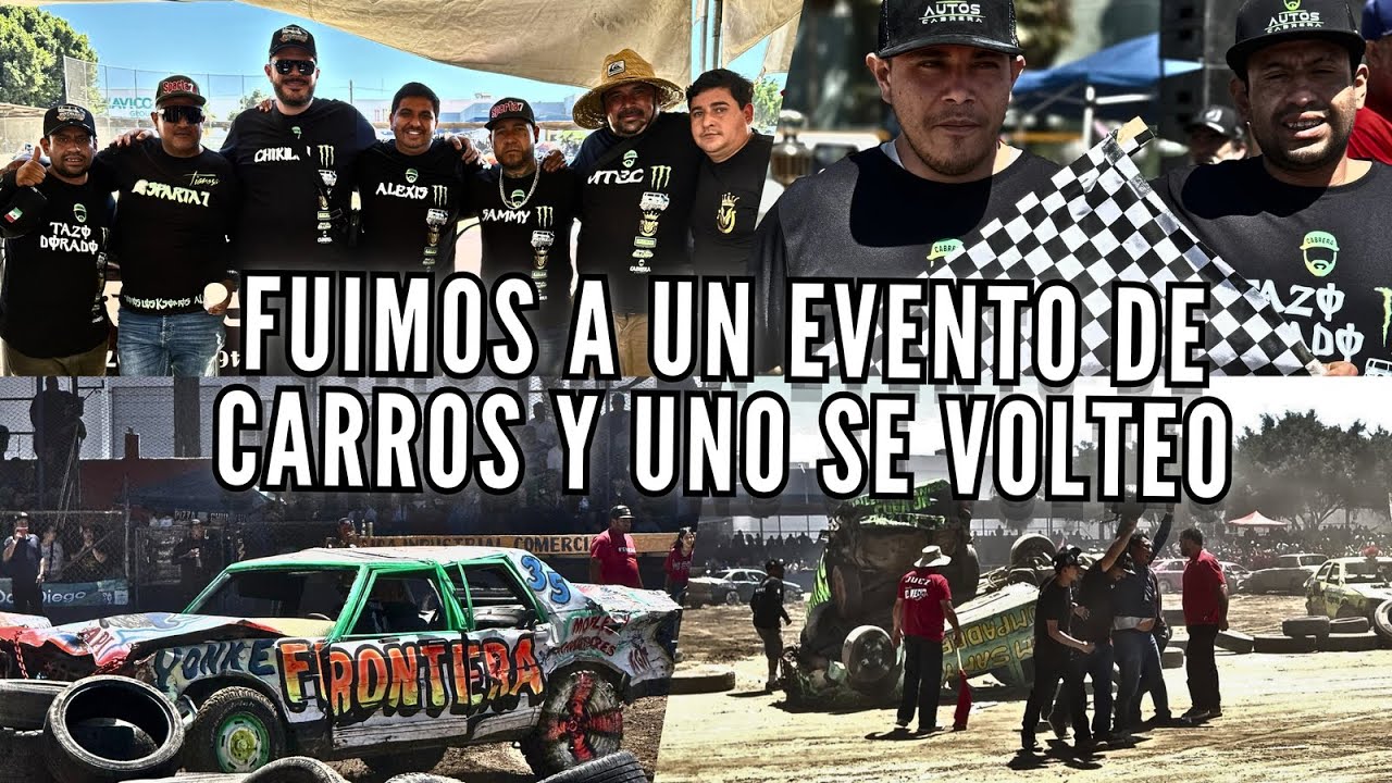 🚨EL PADRINO | FUIMOS A UN EVENTO DE CARROS Y UNO SE VOLTEÓ🚨😱 