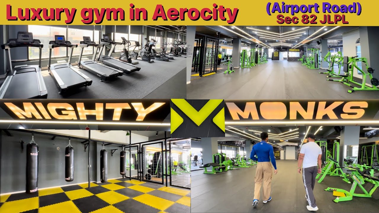 BEST GYM IN AEROCITY MOHALI (Chandigarh) / MIGHTY MONKS #best #gym #chandigarh #tour