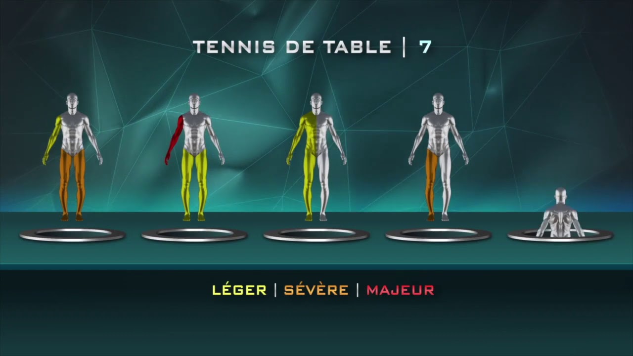 Les classifications du TT Handisport