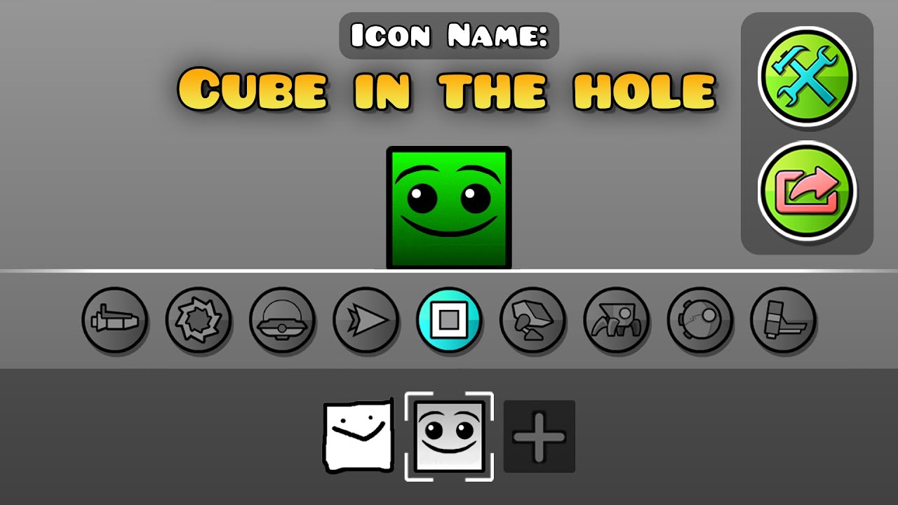 Si pudieras crear tus propios iconos en Geometry Dash