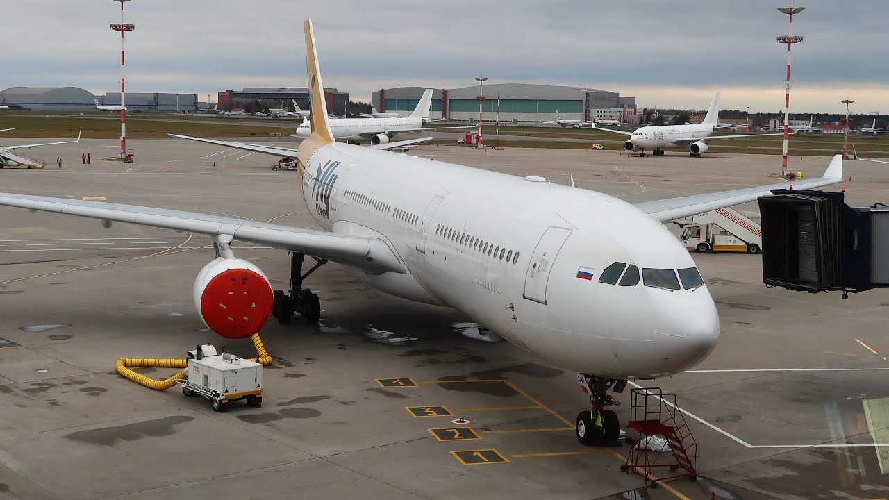Полет в пустом самолете | Airbus A330-300 а/к I-Fly | Рейс Москва - Анталья