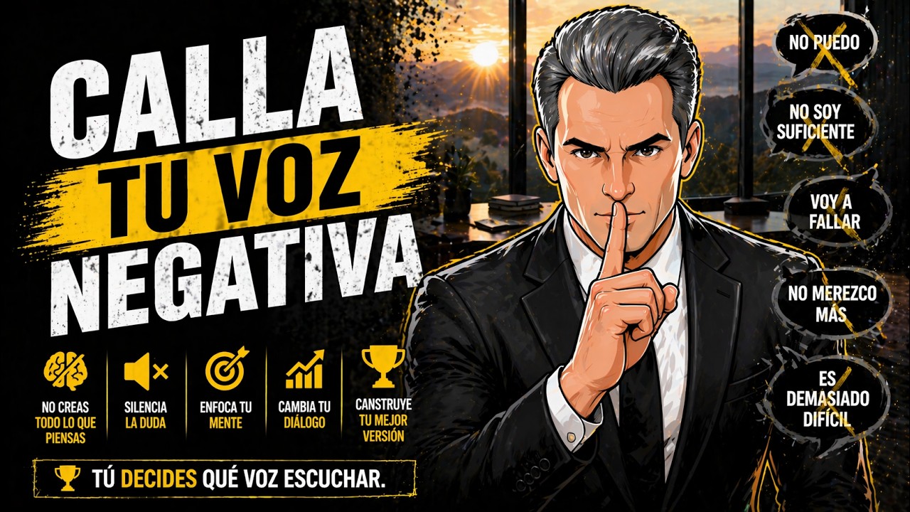 Calla tu voz negativa y recupera tu verdadero poder