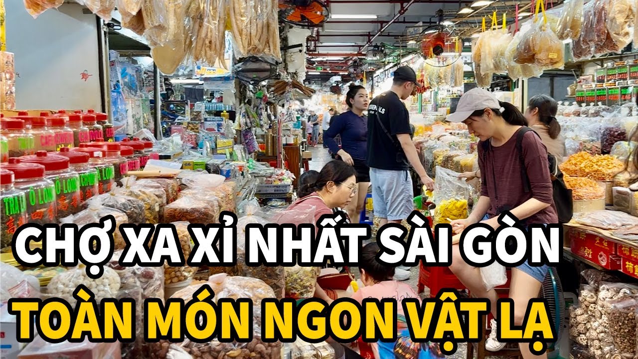 Choáng ngợp MÓN NGON VẬT LẠ siêu đắt đỏ ở tầng hầm chợ An Đông || Sài Gòn