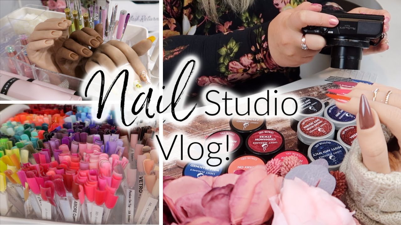 BIG Update! Organization, Filming for YouTube & Amazon Haul! | Nail Studio Vlog! | (2020)