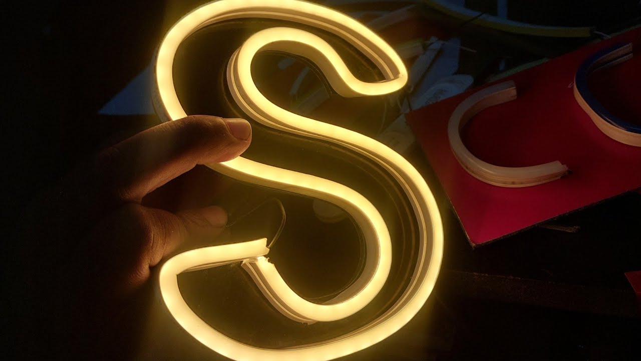 neon light making barbil 