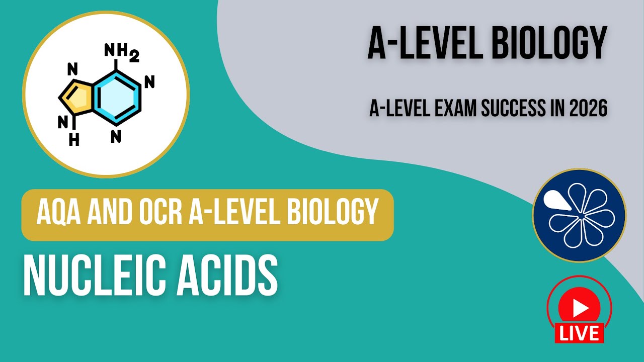 AQA and OCR A-Level Y1 Biology Live Stream 2026 | Nucleic Acids