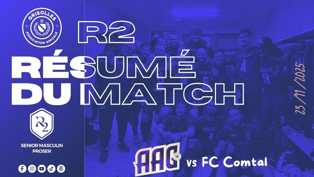 Résumé Match R2 - AAG  vs FC Comtal