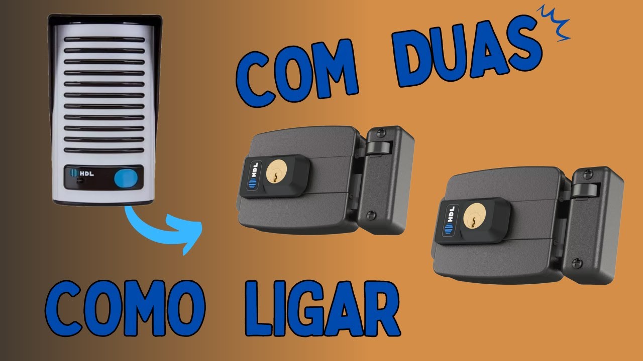 como ligar um interfone com duas fechaduras, esquema que não falha