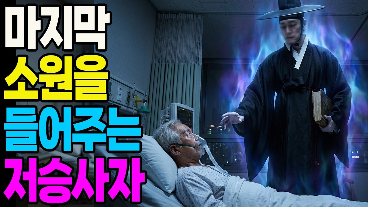 마지막 소원을 들어주는 저승사자. 죽음 앞에서 후회 없이 떠나는 법 |  호스피스 감동 이야기 | 불교 설화 오디오북 | 부처의 가르침 | 잠들기 전 듣는 이야기