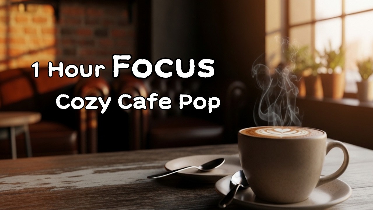 Cozy Cafe Pop ☕ 1 Hour Deep Focus Playlist