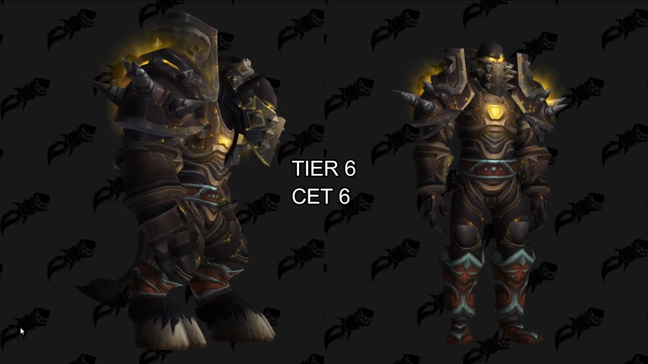 World of Warcraft - All 21 TIER Sets [Class: WARRIOR]