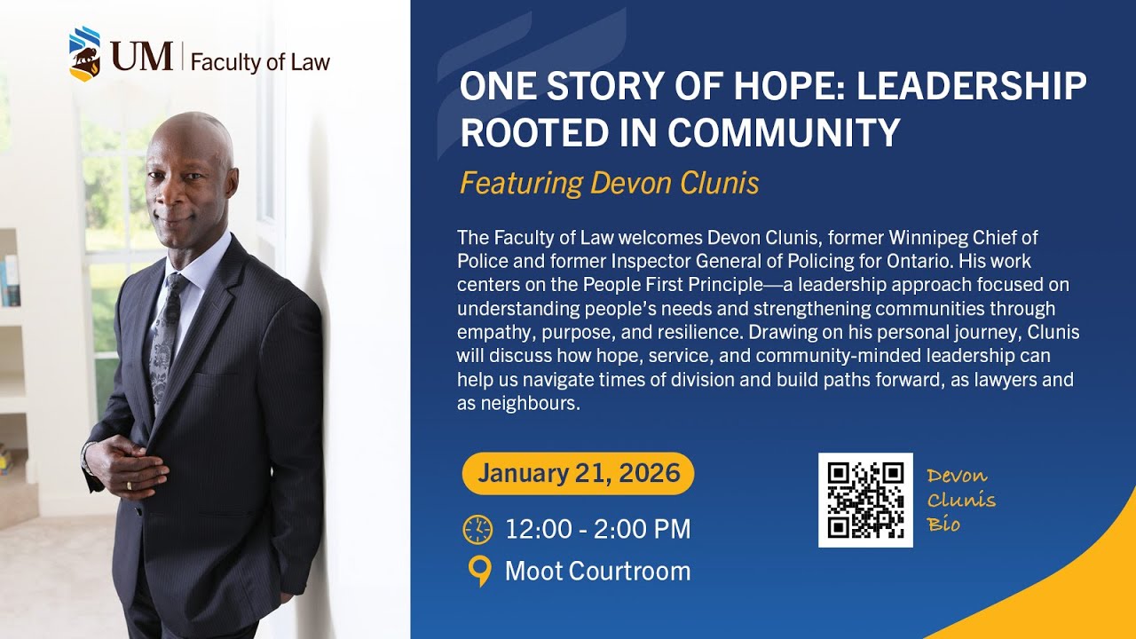 One Story of Hope: Leadership rooted in community featuring Devon Clunis