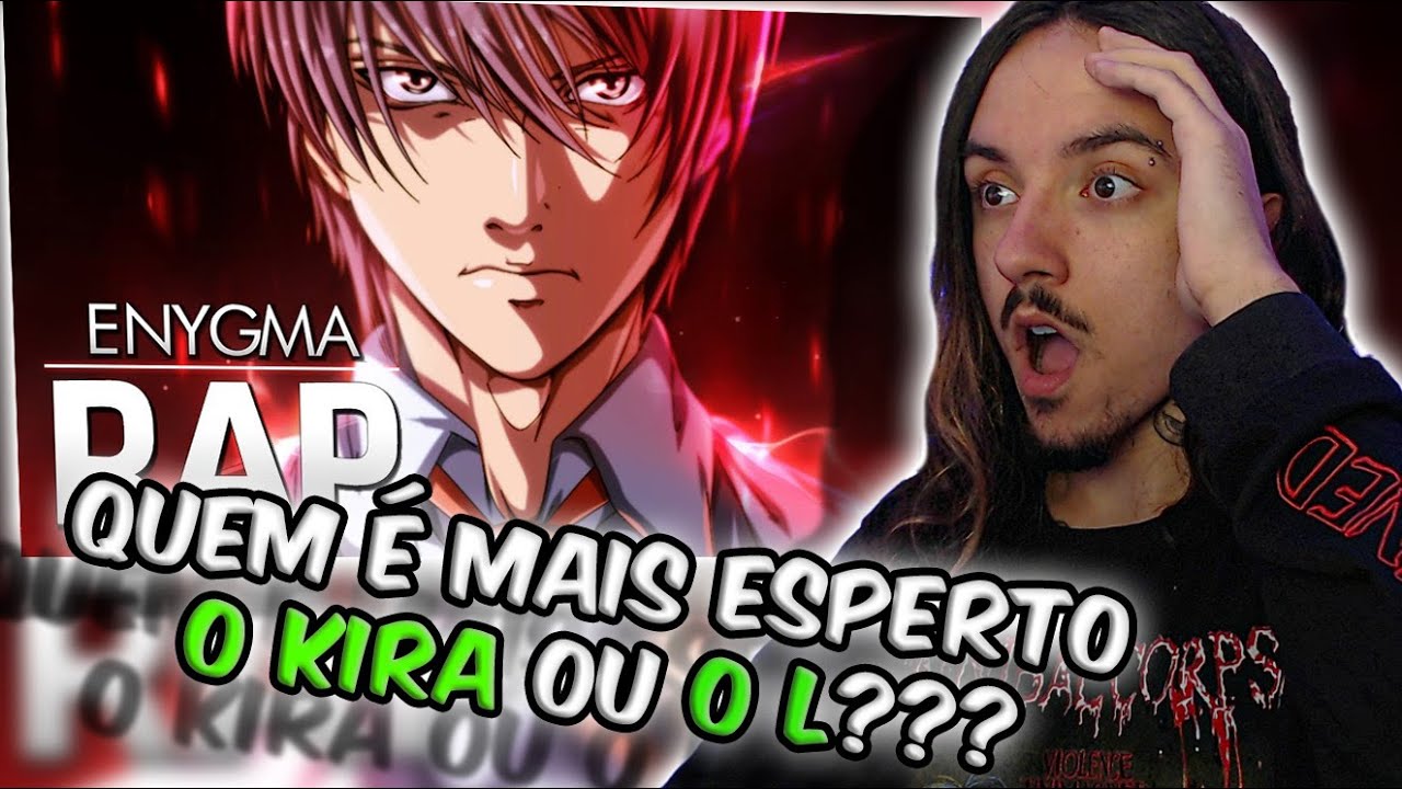 (ELE OU O L?) REAGINDO ao Rap do Kira (Death Note) | A Verdadeira Justiça | Enygma 51 | REACT // Nai