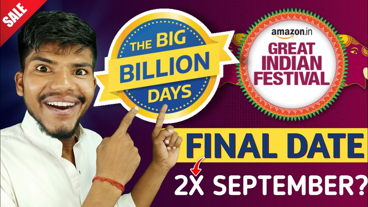 Flipkart Big Billion Days 2025 & Amazon Great Indian Festival 2025 | Sale Date & Bank Offers