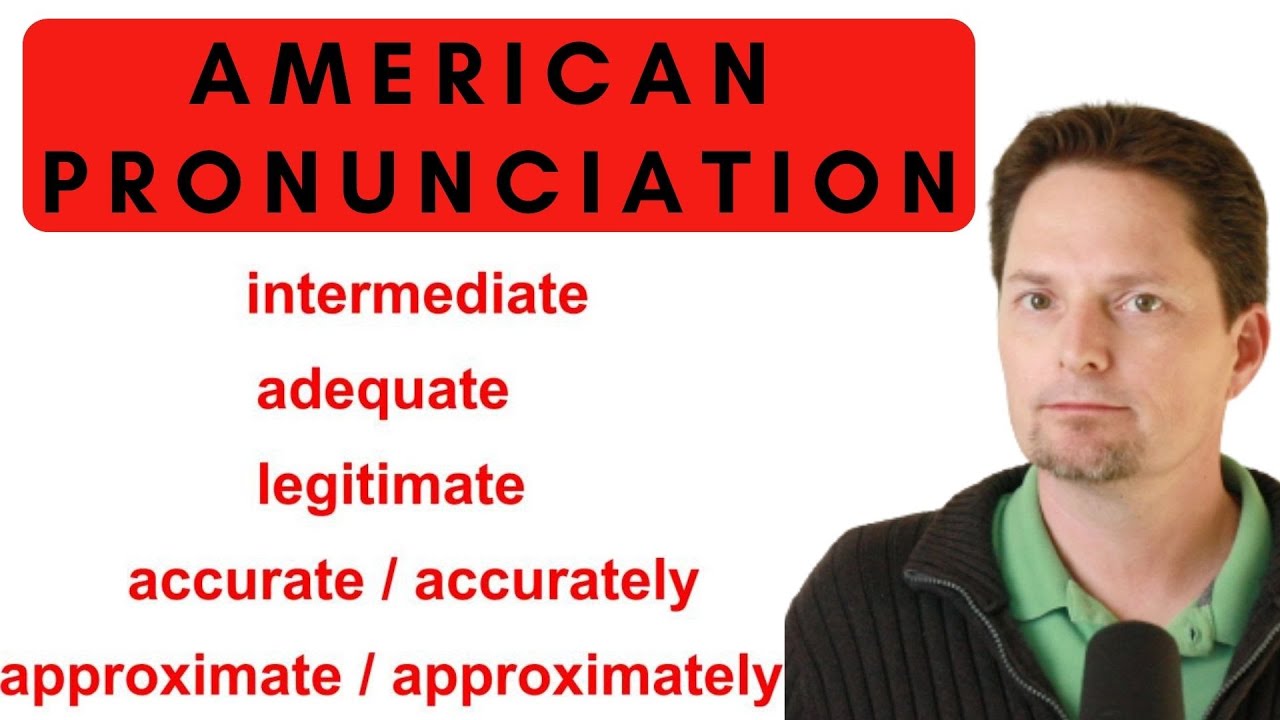 ADVANCED VOCABULARY / AMERICAN PRONUNCIATION /How to Pronounce -ATE in English, PART 4
