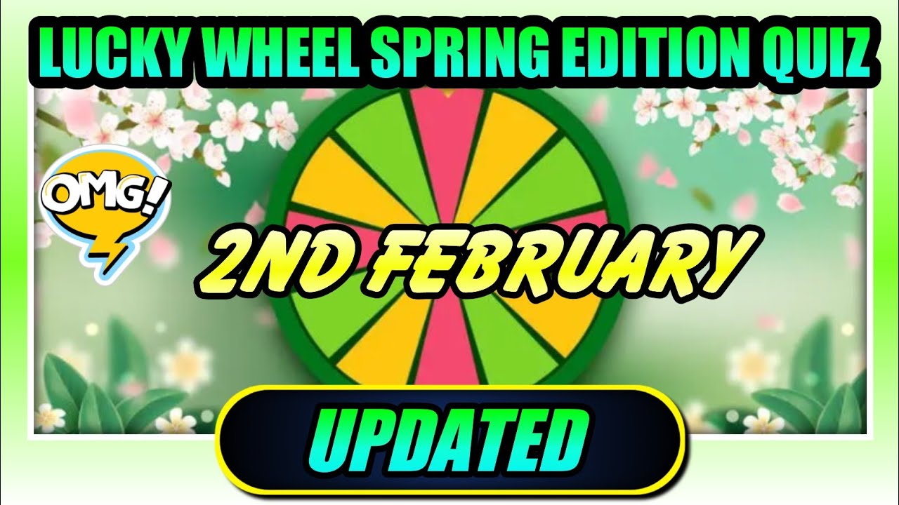 Lucky Wheel Spring Edition Quiz ANSWERS | Spin the Lucky wheel spring edition quiz | Videofacts