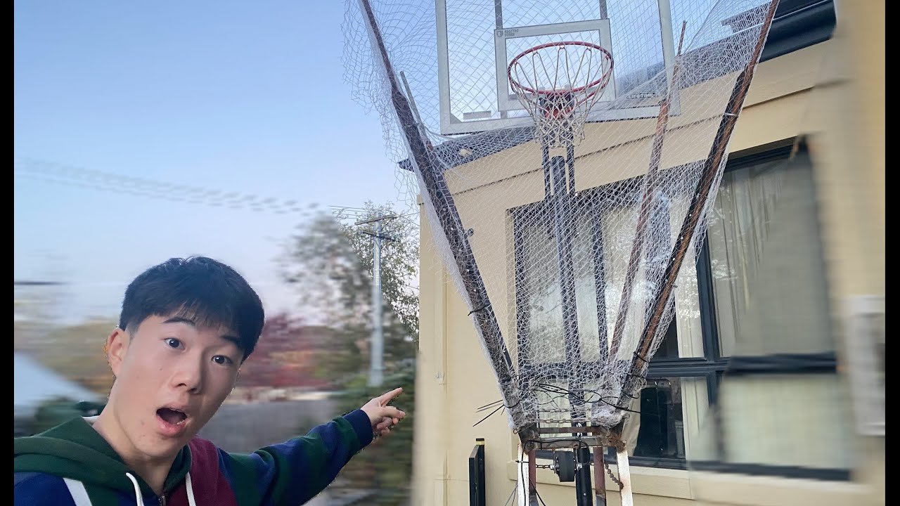 I built a basketball shooting machine