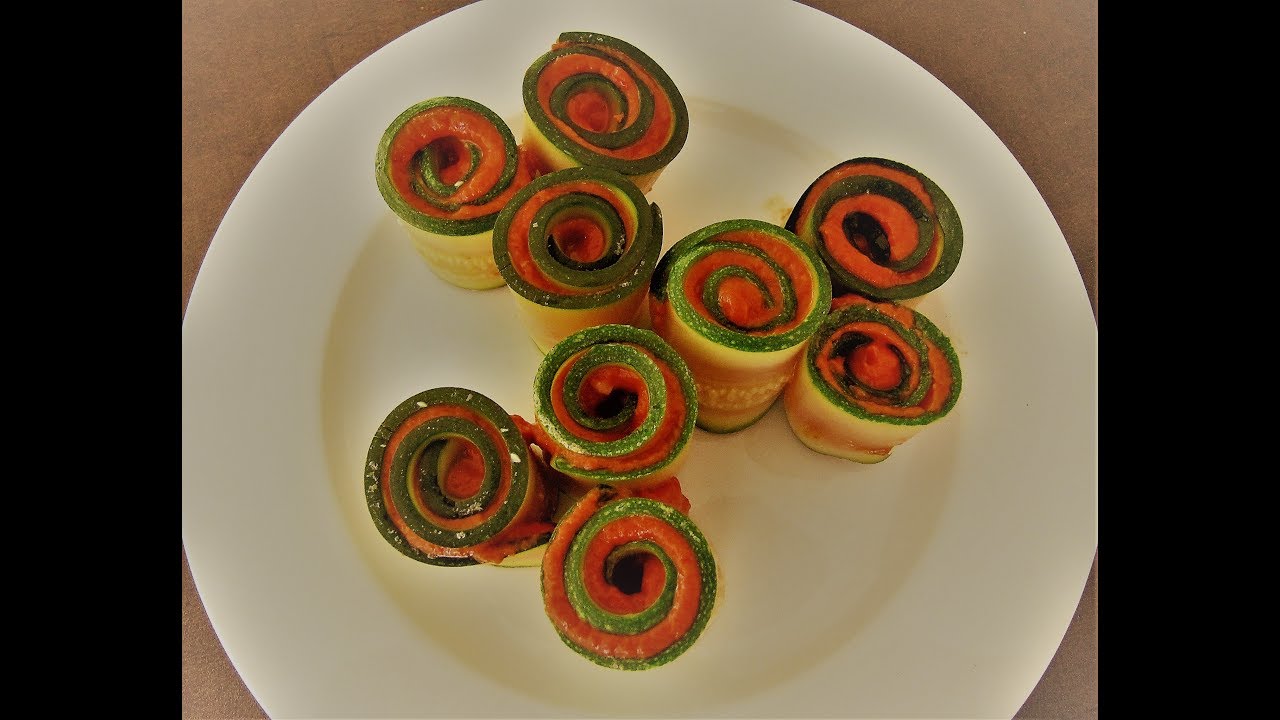 COURGETTE roulée à la tomate