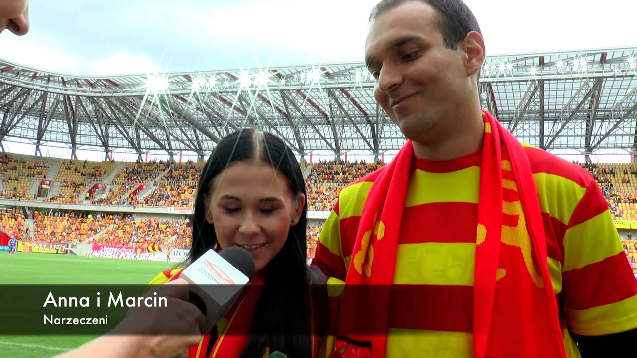 Oświadczyny na Stadionie Miejskim w Białymstoku!
