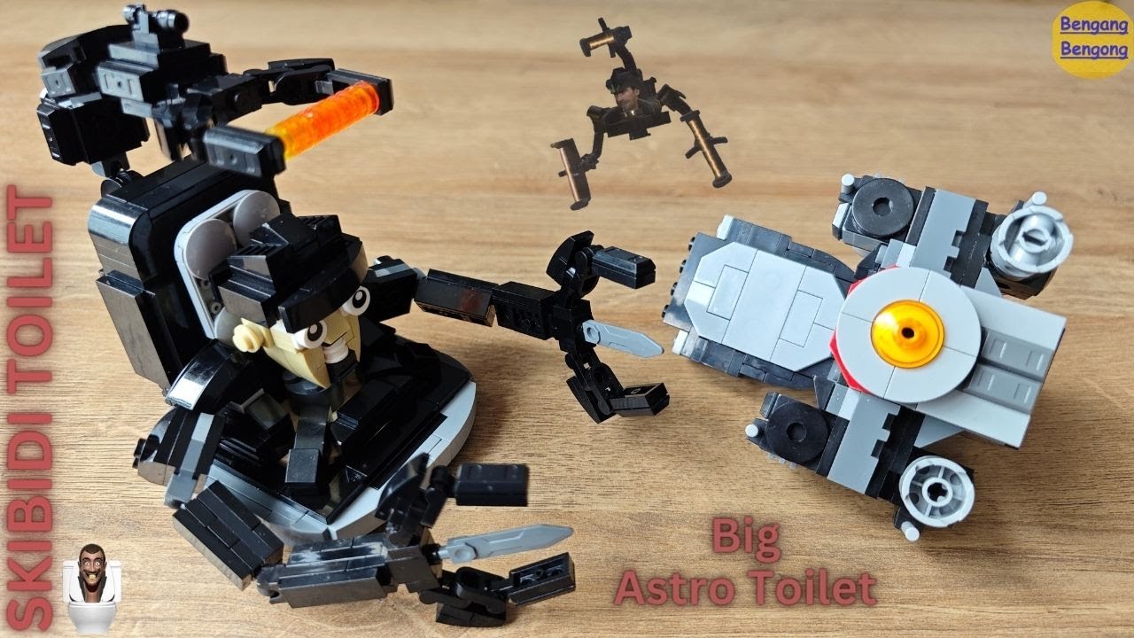 Speed Build Skibidi Toilet LEGO: Building Big Astro Toilet