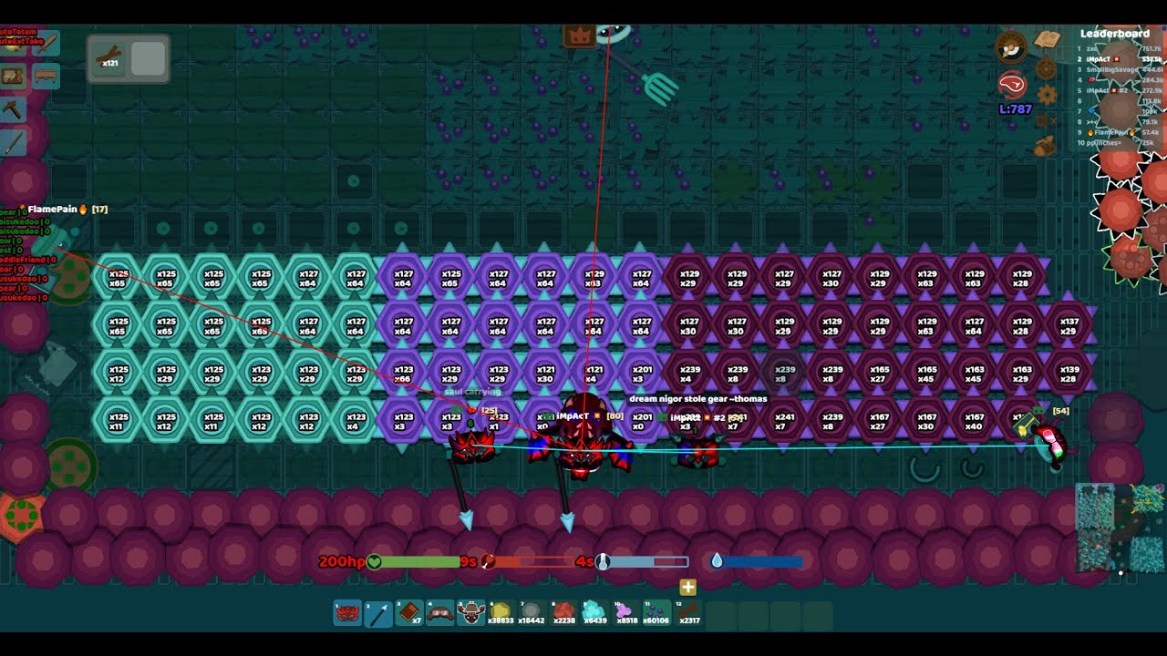 Kills and Raid Comp STARVE IO
