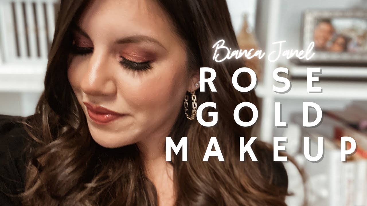 Rose Gold Holiday Makeup Tutorial 2020 | Bianca Janel