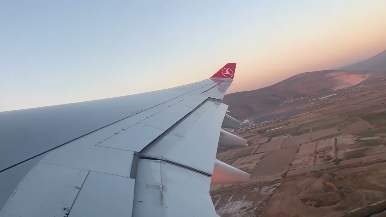 Turkish Airlines Airbus A330-300 Taking of form Bodrum Milas AirPort (TK2507)[TC-LOE]