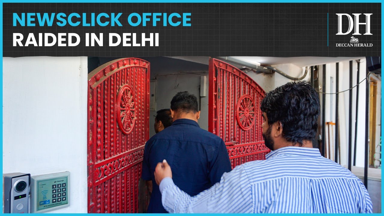 Police raids NewsClick's office, journalists in Delhi