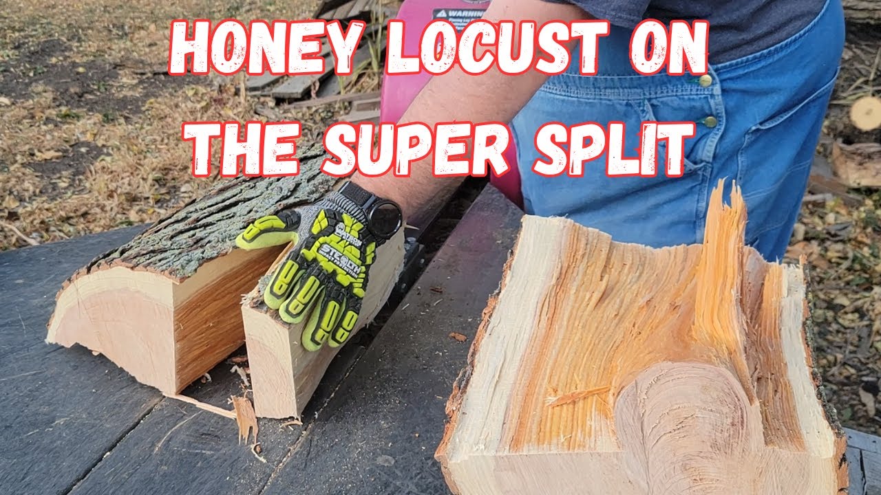 How well will the Super Split kinetic splitter handle Honey Locust?  Watch and find out