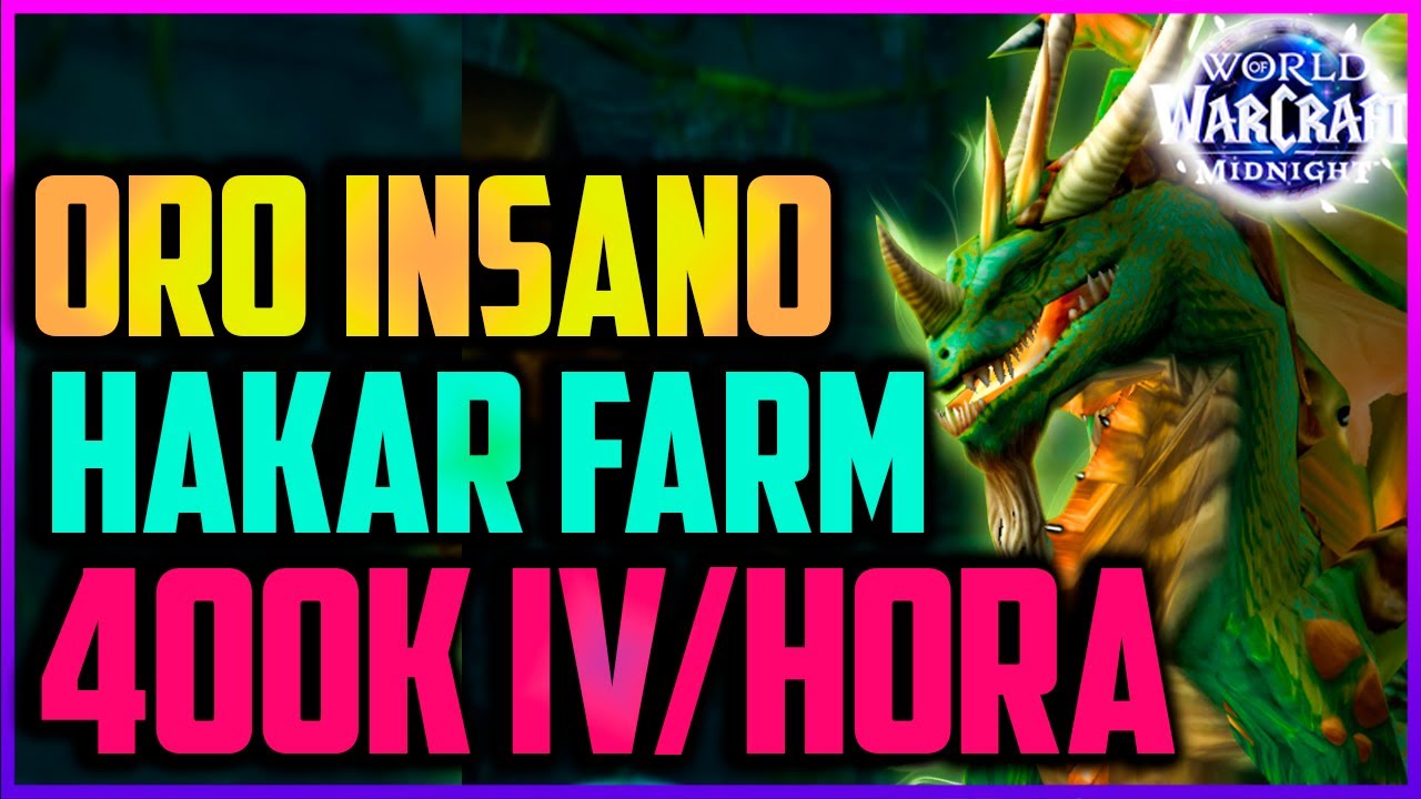 💰ACTUALIZADO FARMEO DE ORO RETAIL 400K IVALUE/HORA TWW/MDNIGHT #warcraft|DANTAES