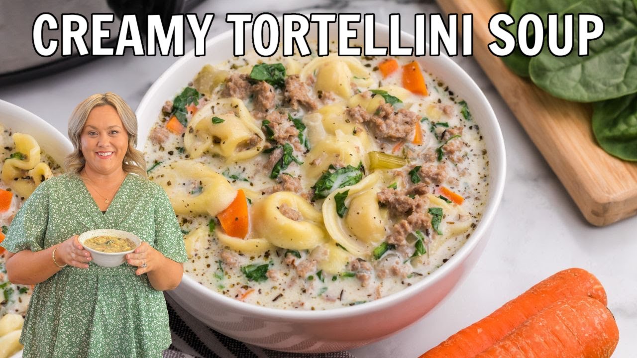 Creamy Sausage Tortellini Soup