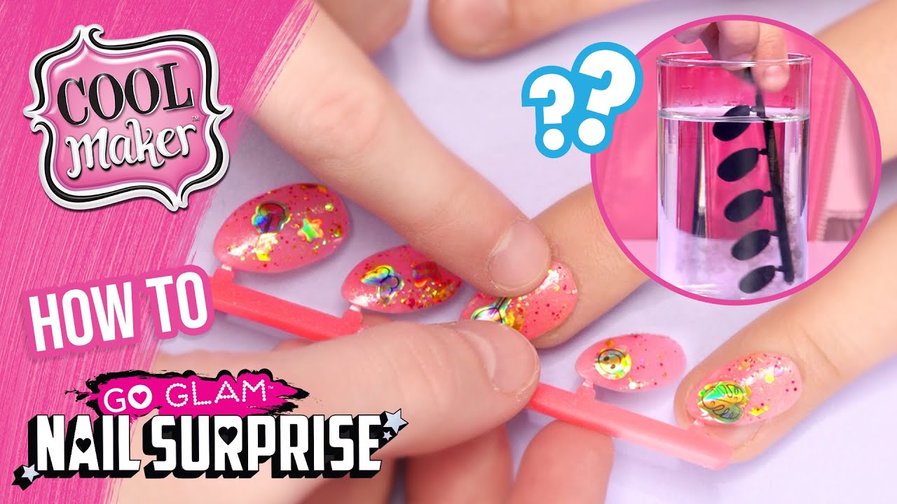 NEW GO GLAM Nail Surprise! 💅🏽✨ | How to Use | Press On Nails for Kids