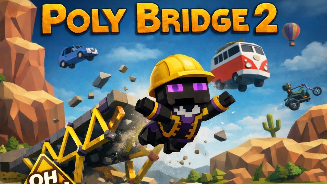 2. Folge Poly Bridge 2! Ich gebe mein bestes #polybridge2 
