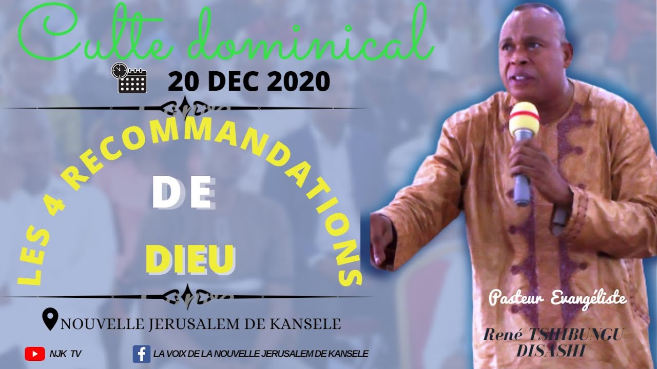 LES 4 RECOMMANDATIONS DE DIEU      DIMANCHE 20 DEC 2020