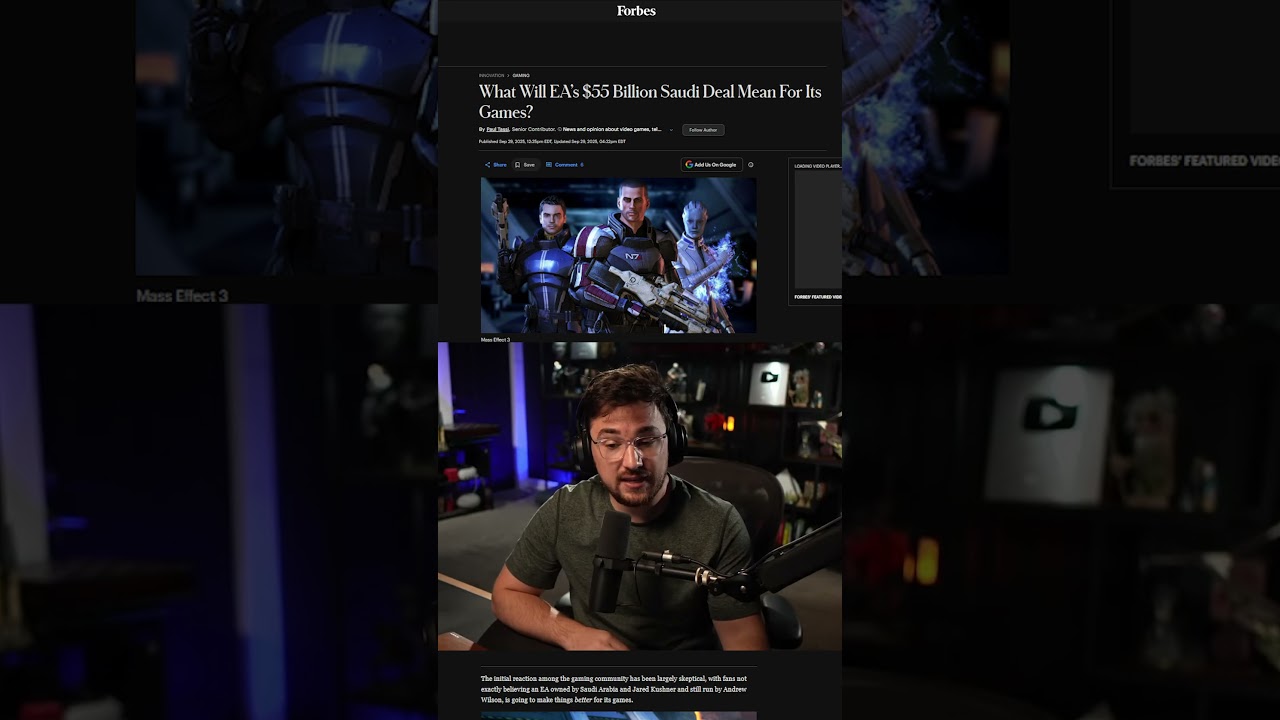 I'm Now Worried for the Next Mass Effect Game... #gaming