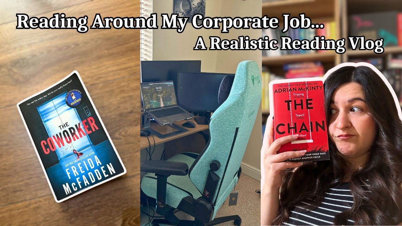 How Much Can You Read With a 9&ndash;6 Job? 💻📚 🕧 Realistic Reading Vlog