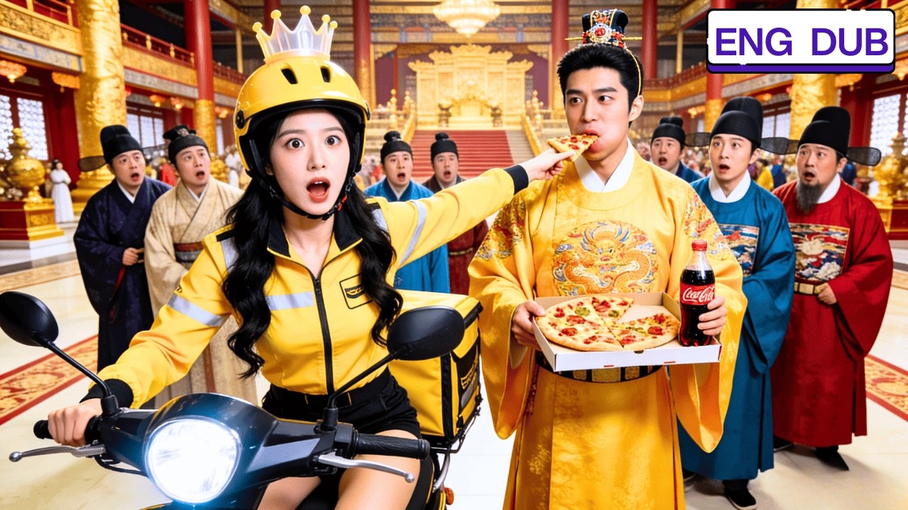 A female delivery worker travels to ancient times.Emperor eat pizza  instantly makes her his empress