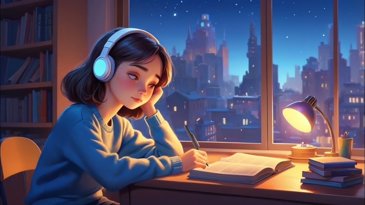 Lofi Piano 🌙 Relaxing Music for Study, Sleep, Focus & Meditation Ghibli-Style (1 Hour)